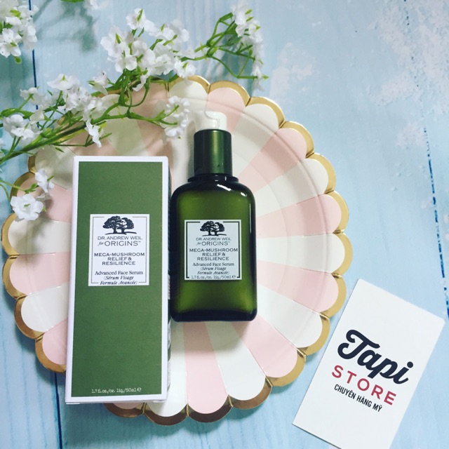 Serum dưỡng da Origins Mega Mushroom Relief & Resilience Advanced Face Serum