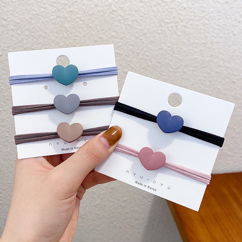 Dây Cột Tóc Co Giãn Cao Không Đau Thiết Kế Dễ Thương Cho Bé