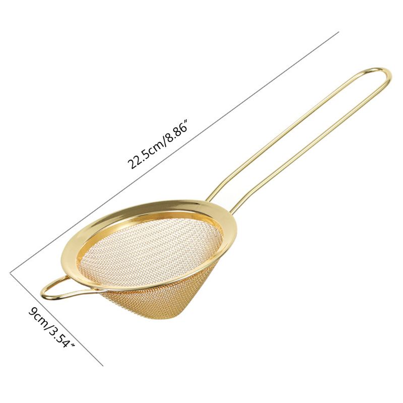 Dụng cụ lọc cặn bằng thép không gỉ tiện dụng dành cho nhà bếp/ quán bar