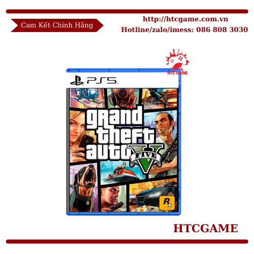 Đĩa game Grand Theft Auto V dành cho PS5