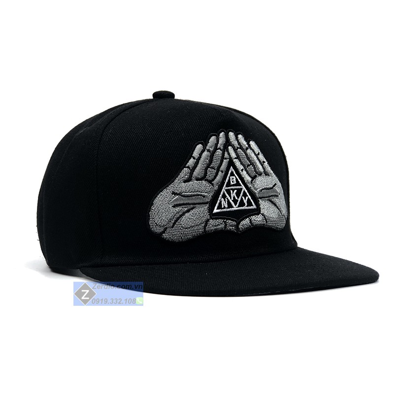 Nón Snapback hiphop BKNY mã SN61 màu đen cá tính cho cả nam và nữ