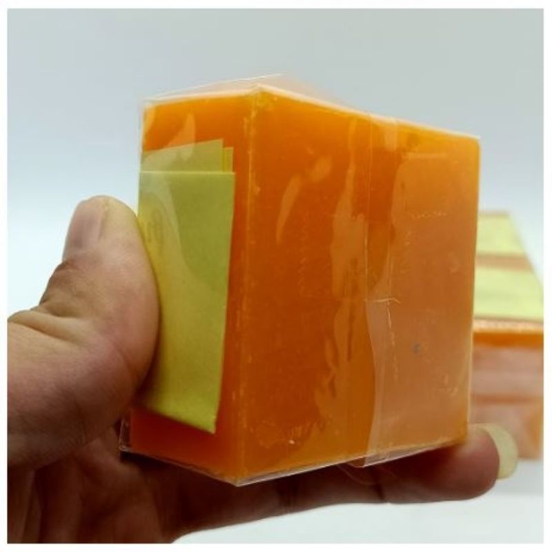 Xà Phòng Cam Nghệ Orange Natural Soap Thái Lan 65gr Hàng Xịn Xà Phòng Cam Nghệ Thái Lan