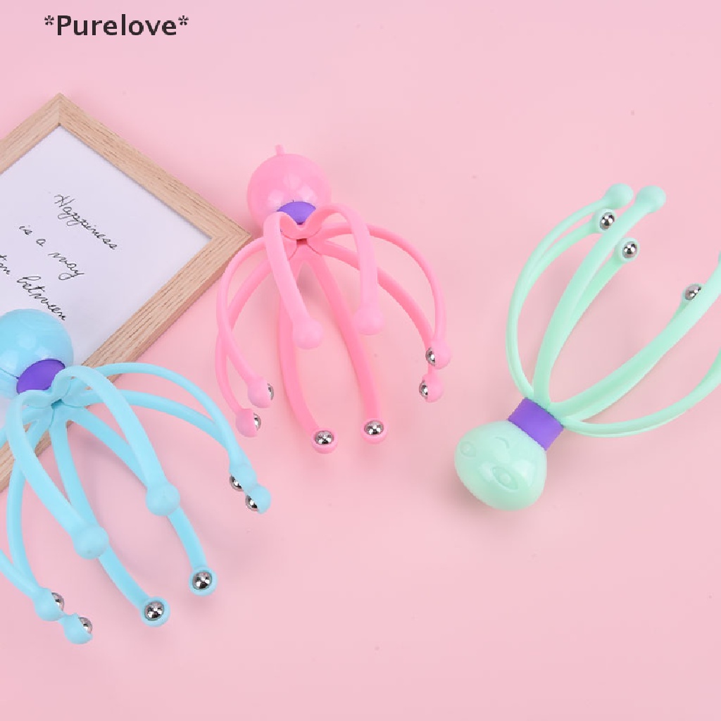 1 Dụng Cụ Mát Xa Đầu Hình Đầu Bạch Tuộc Giúp Giảm Căng Thẳng Hiệu Quả