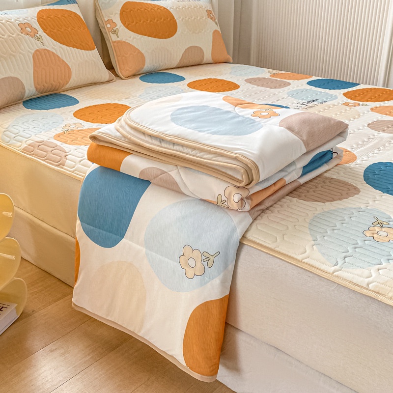 Bộ Thảm Cao Su Ba Món Thoáng Mát Gấp Gọn Tiện Dụng