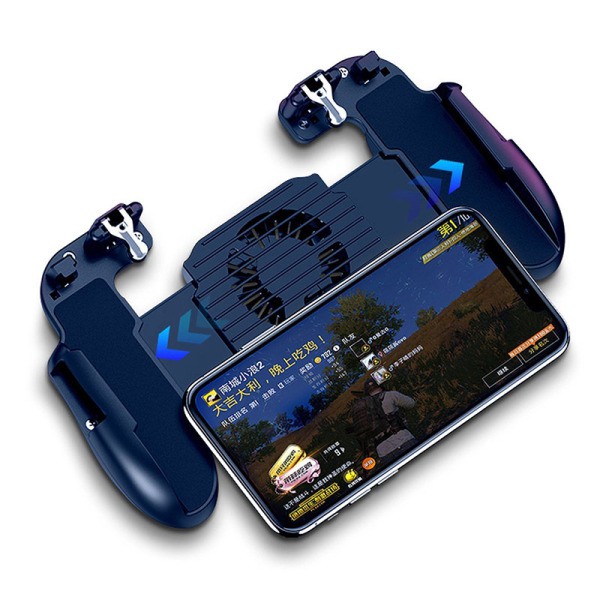 Tay cầm chơi game PUBG có quạt tản nhiệt chất lượng cao cho điện thoại