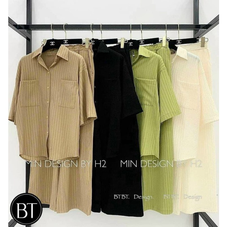 SET BỘ SƠ MI ĐŨI QUẦN SUÔNG BIGSIZE 60-95kg