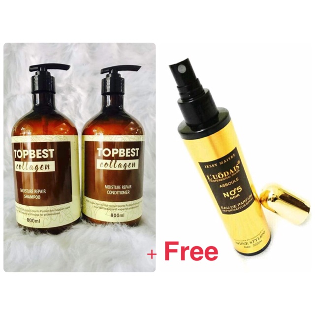 ✅ DẦU GỘI TOPBEST PHỤC HỒI TÓC KHÔ XƠ,HƯ TỔN,GÃY RỤNG 800ml + TẶNG XỊT DƯỠNG NO.5 60ml