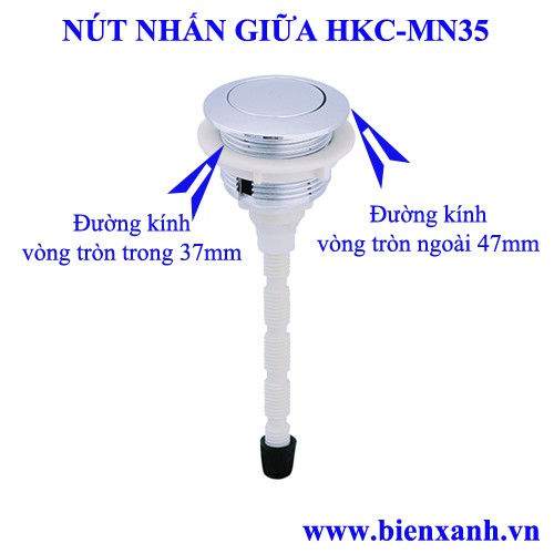 Nút nhấn bàn cầu / cần gạt nước bồn cầu các loại HKC-GT23, HKC-GT24, HKC-GT25, HKC-GH26, HKC-MN27, HKC-MN32, HKC-MN35