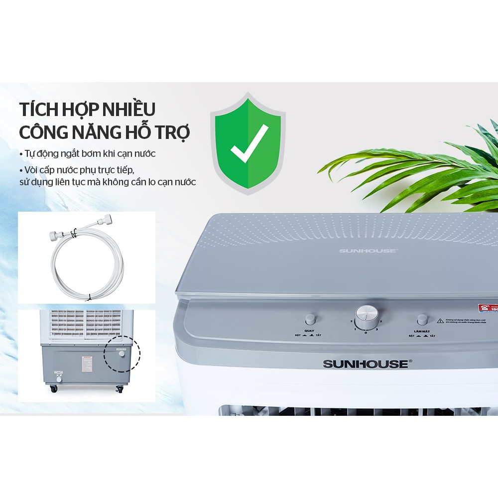 Máy làm mát không khí SUNHOUSE SHD7739 - Bảo hành tại nhà 12 tháng