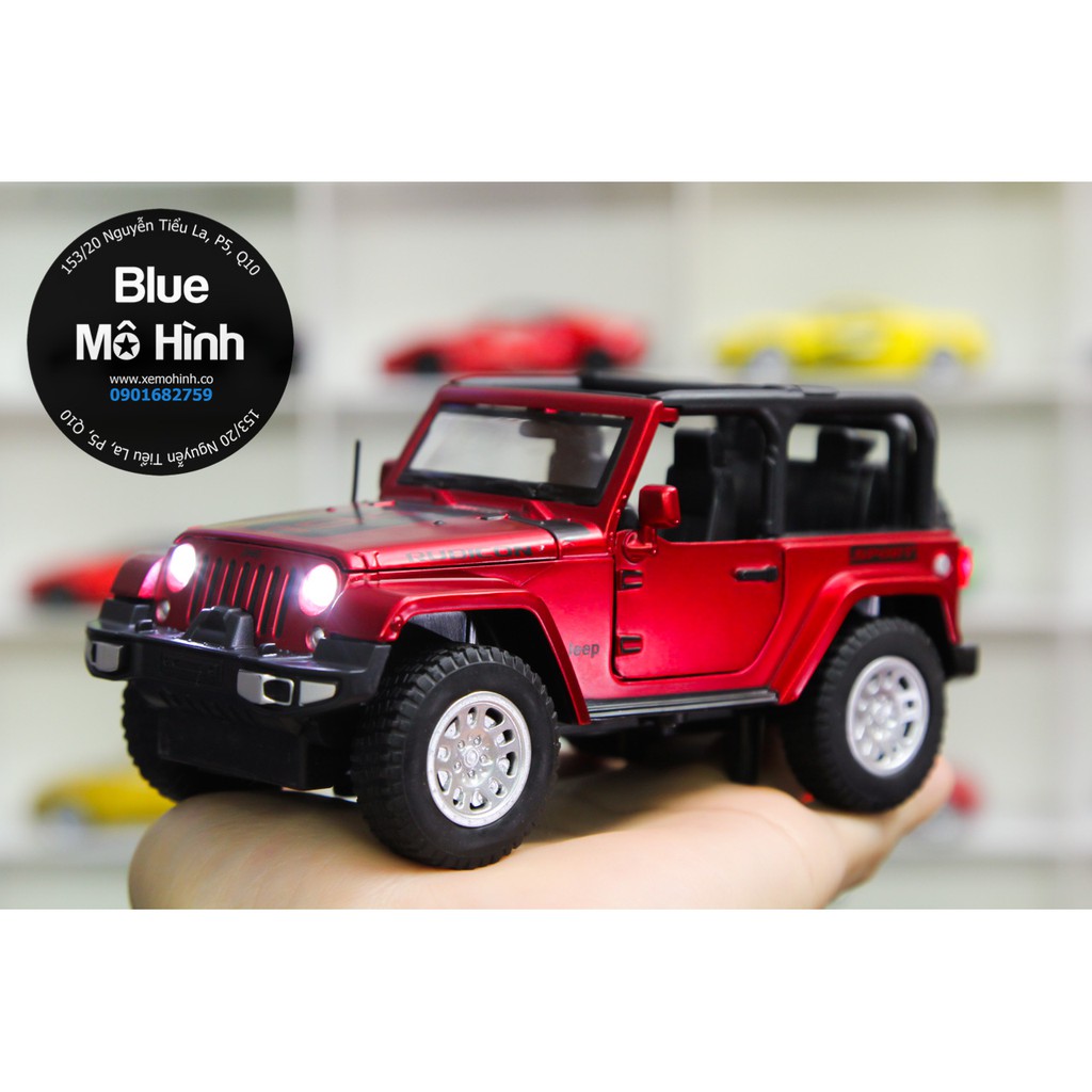 Blue mô hình | Xe mô hình Jeep Wrangler Unlimited Rubicon 1:32
