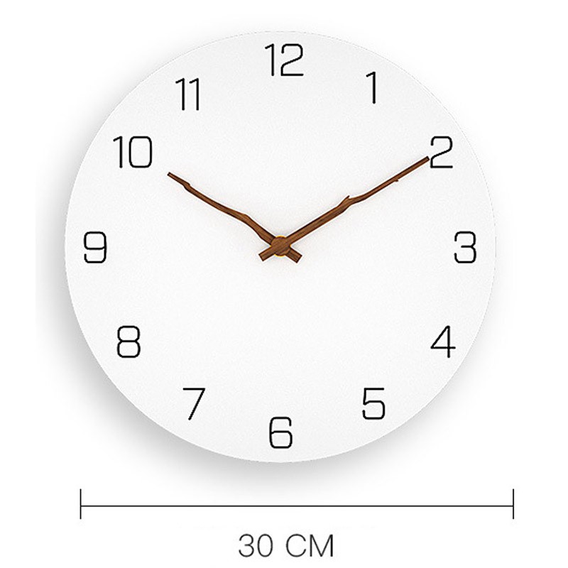 Đồng hồ treo tường thiết kế đơn giản hiện đại