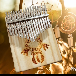 Đàn kalimba gỗ gecko Leaf Music- LM0015S dreamcatcherHàng chính hãng