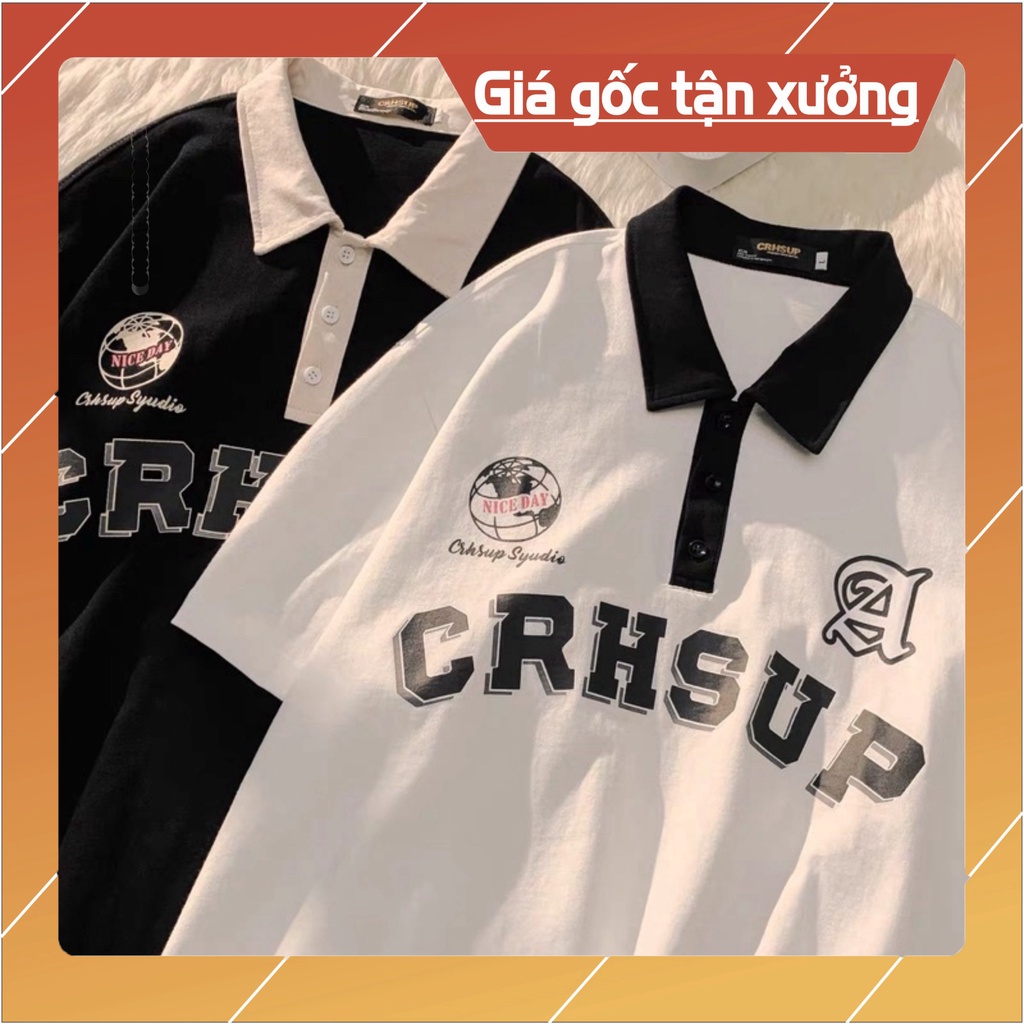 Áo thun POLO trơn nam nữ phong cácH TEEN