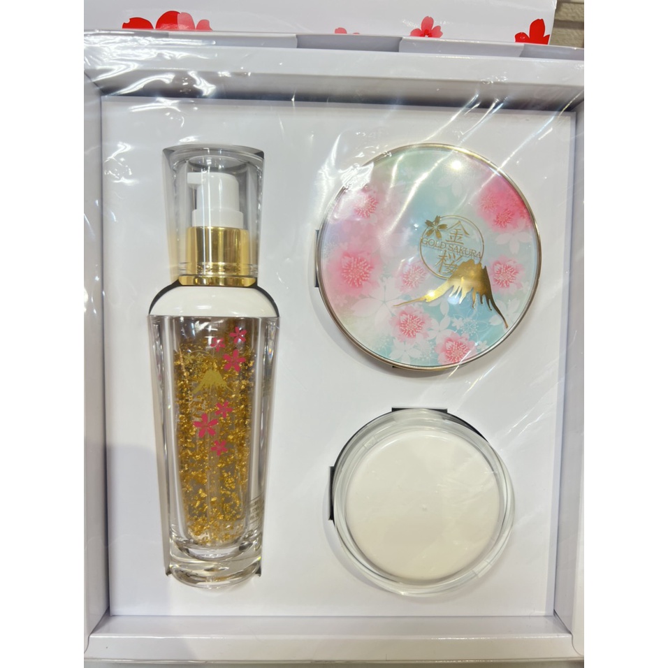 Mua 1 được 3 set PHẤN NƯỚC GOLD SAKURA  HOA ANH ĐÀO cao cấp