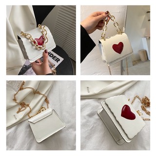 Mini bag thơi trang hình trái tim quảng châu giá rẻ - túi mini hình trái tim