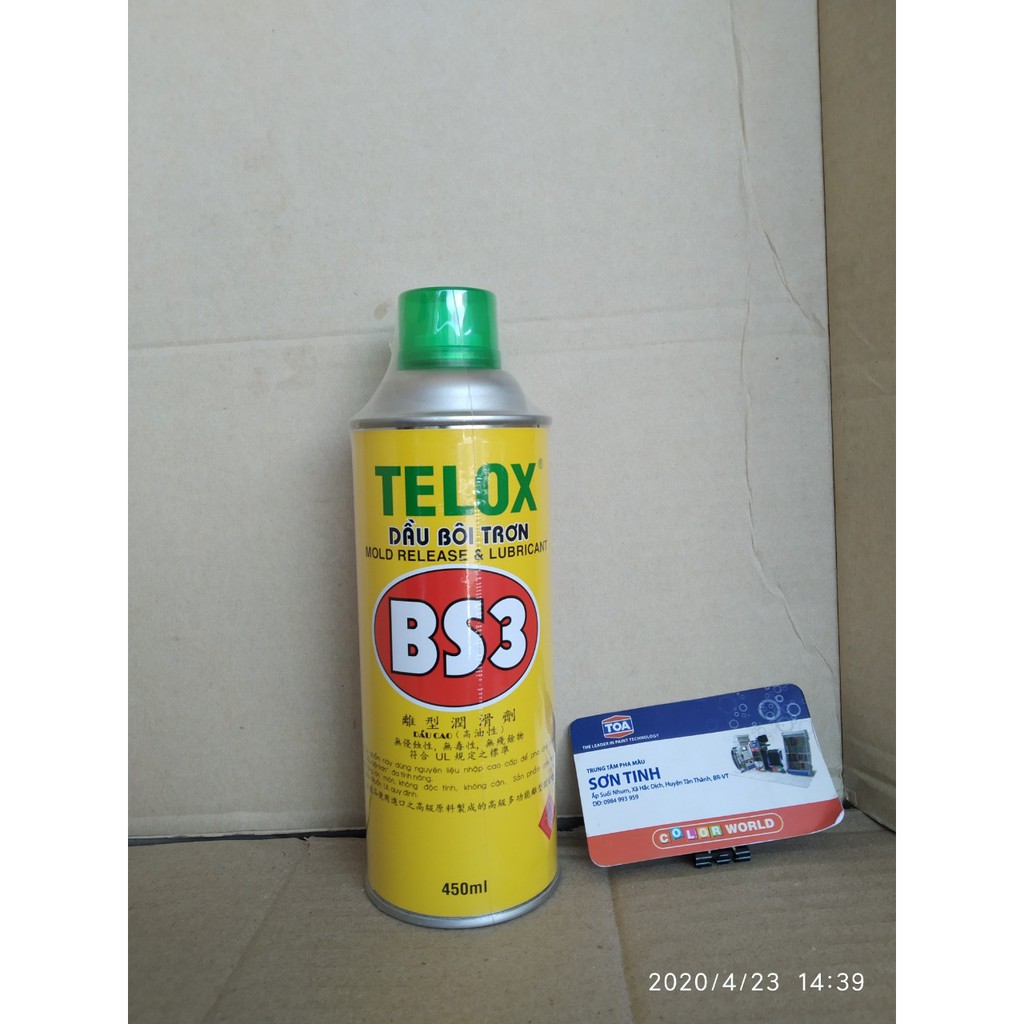 Dầu bôi trơn chống sét Telox Mold Release &amp; Lubricant 450ml