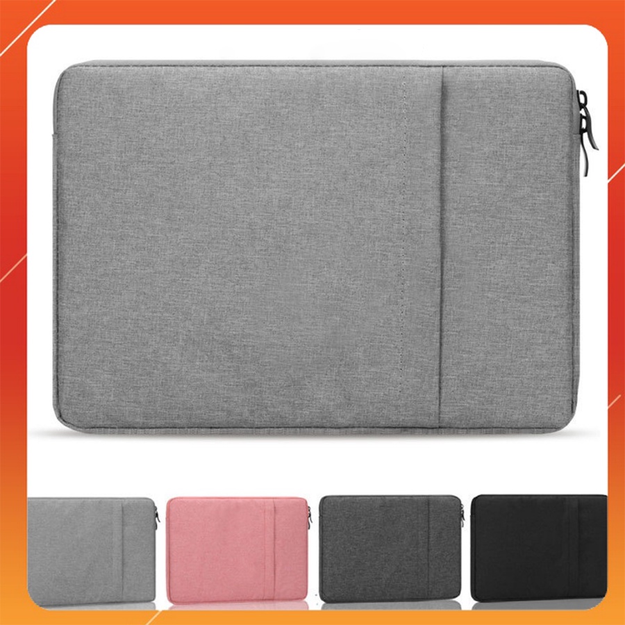 Túi Laptop/ Macbook 2 dây kéo vải - chống sốc tốt - có lót bên trong êm ái cho máy tính