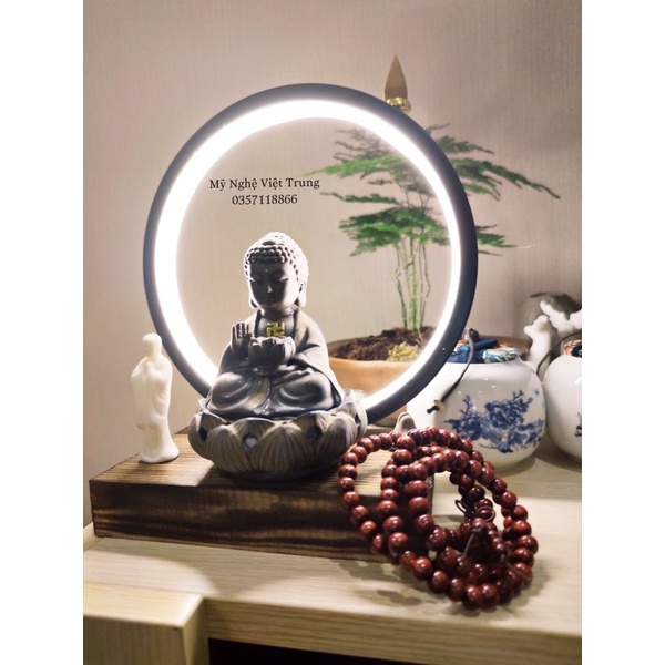 Tượng Phật Đèn Led Xông Trầm Hương