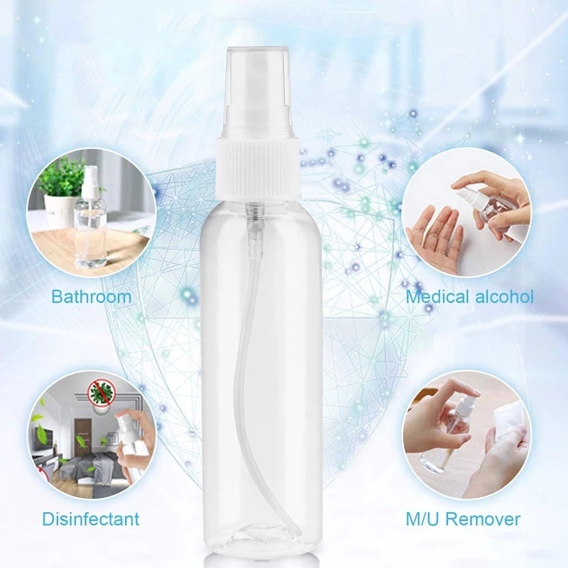 Chai Xịt 5-250ml Trong Suốt Đựng Mỹ Phẩm / Nước Hoa / Tinh Dầu Tiện Dụng Khi Đi Du Lịch