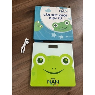 Cân sức khoẻ điện tử kèm dây sạc quà tặng từ Nan