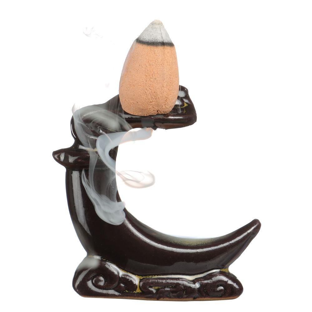 Thác Khói Trầm Hương Bằng Sứ Mini Để Bàn Trang Trí Phong Cách Trung Hoa