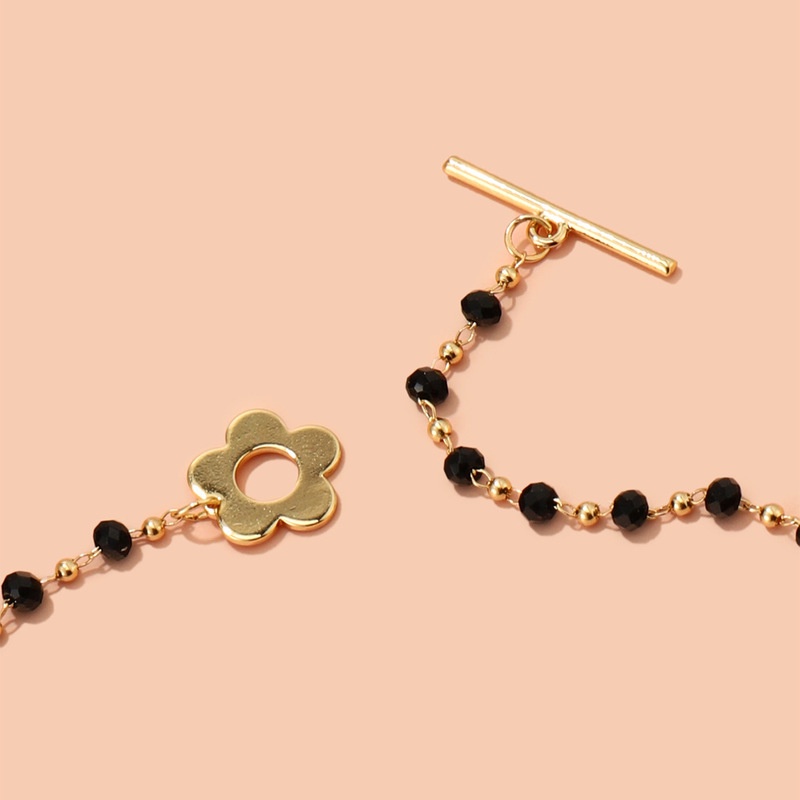 Vòng Cổ Choker Đính Hạt Pha Lê Đen Sang Trọng Thời Trang Cho Nữ