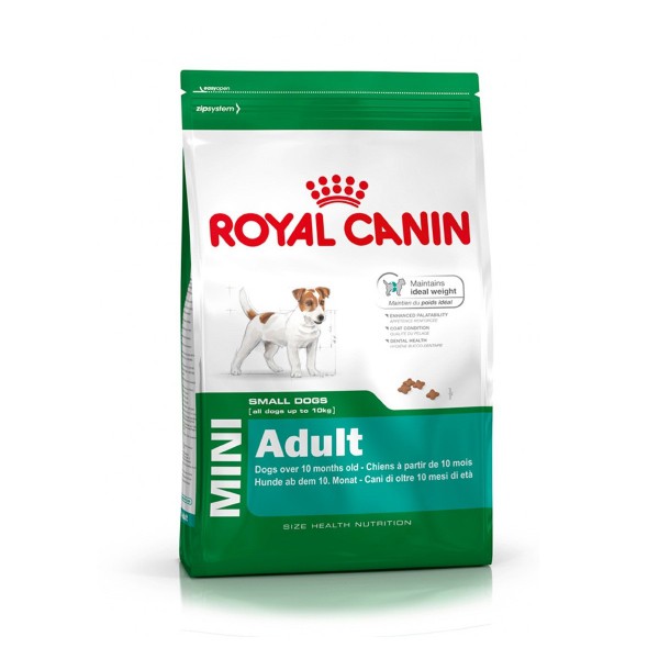 thức ăn hạt cho chó dưới 10kg dòng mini adult của royal canin