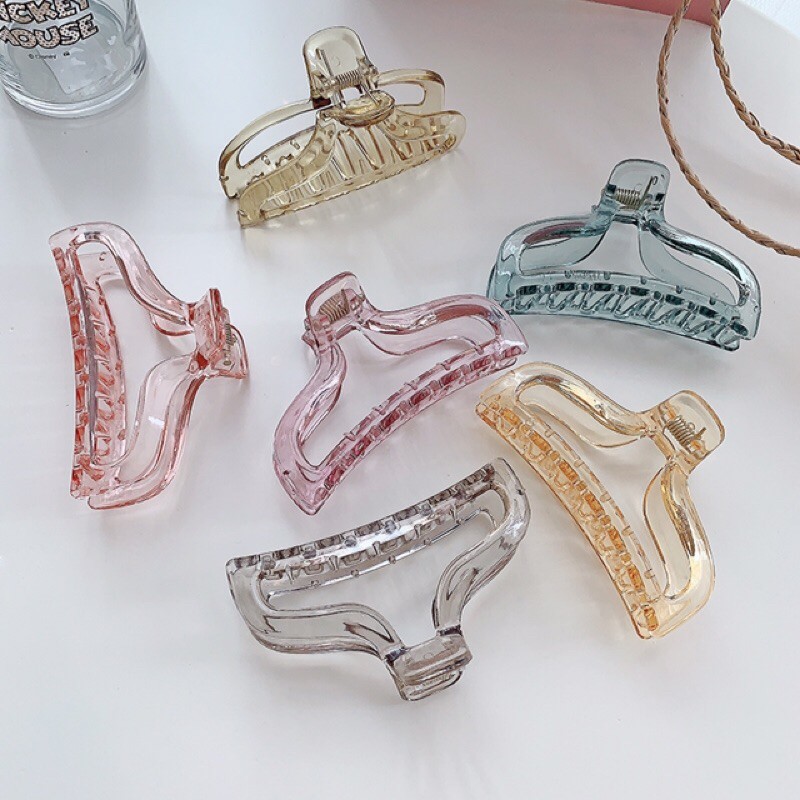 Kẹp tóc càng cua trong suốt mẫu mới hottrent