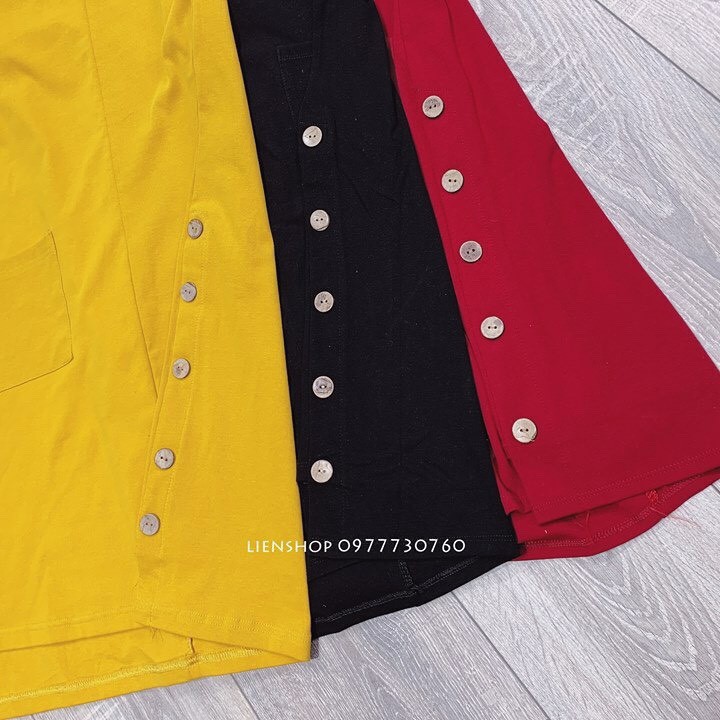 Váy Sườn Cúc 2 Túi Hot Hit( Ảnh Thật)_Xưởng May Quang Anh