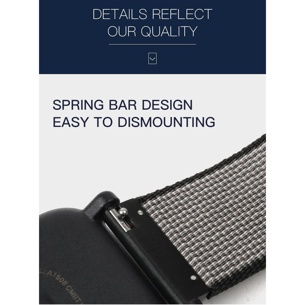 Dây Đeo Sợi Nylon Thể Thao Cho Đồng Hồ Thông Minh Huami Amazfit Gtr 42mm 47mm GTR2 GTR 2e GTR 3 pro