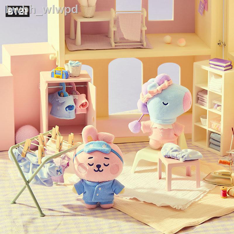 phụ kiện khác❄◇✽Hàn Quốc BT21 DREAM BABY BTS đồ ngủ búp bê hoạt hình anime xung quanh dễ thương và