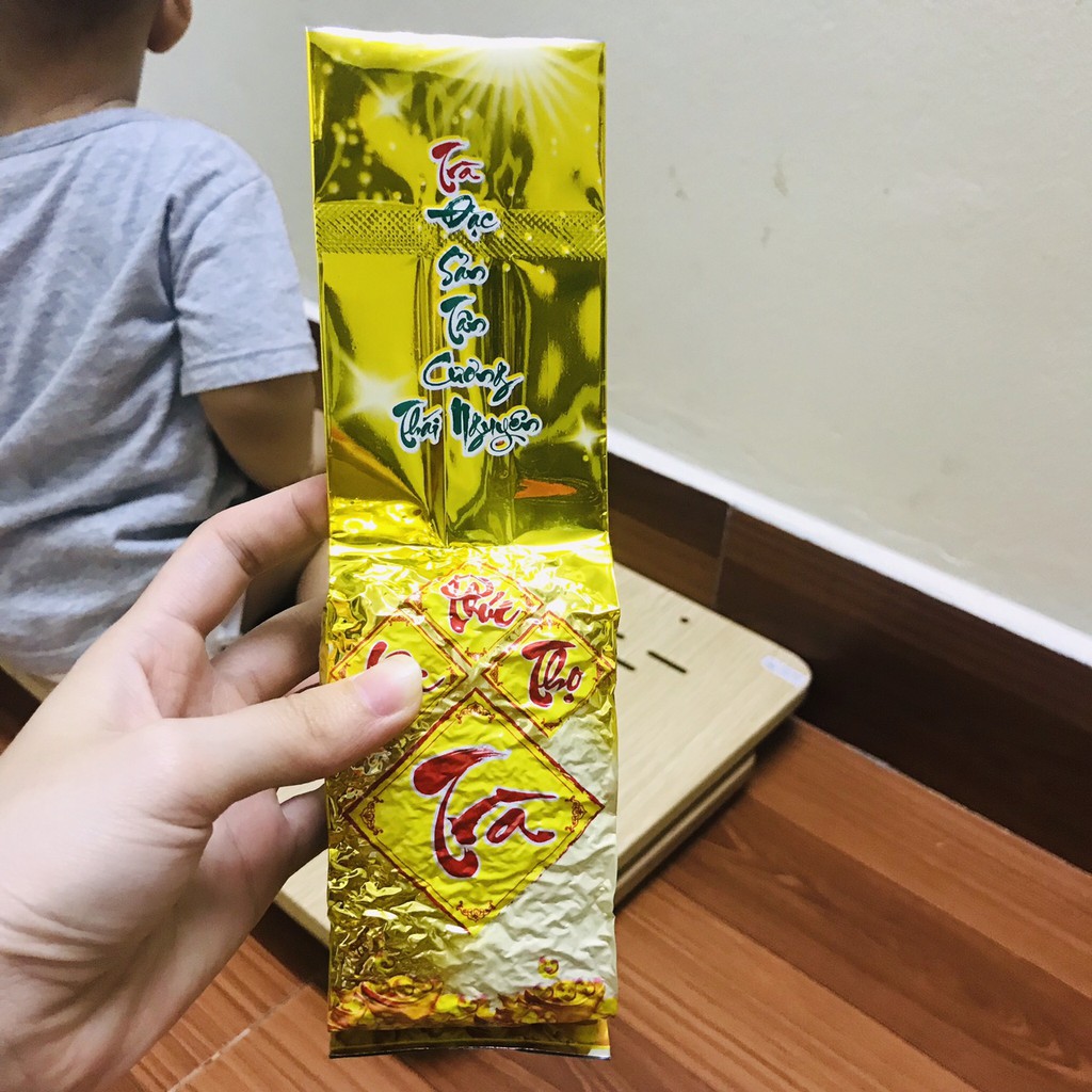 Đặc sàn chè Việt chuẩn 100% Tân Cương - Chè Tân Cương Thái Nguyên 100g vỏ Hoa sen | BigBuy360 - bigbuy360.vn
