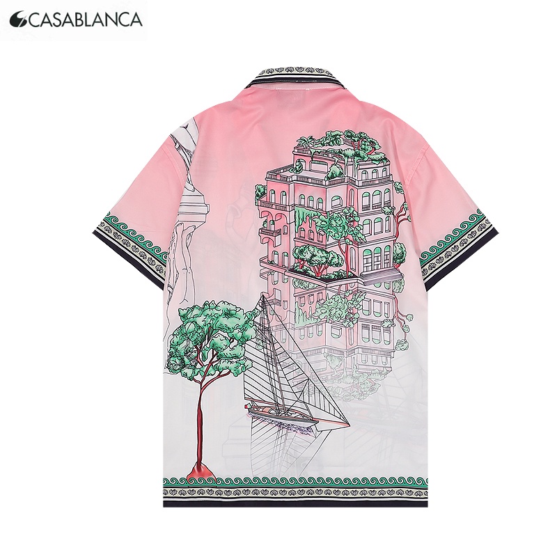 Áo Thun Polo Ngắn Tay In Họa Tiết Casablanca Thời Trang Dành Cho Cả Nam Và Nữ