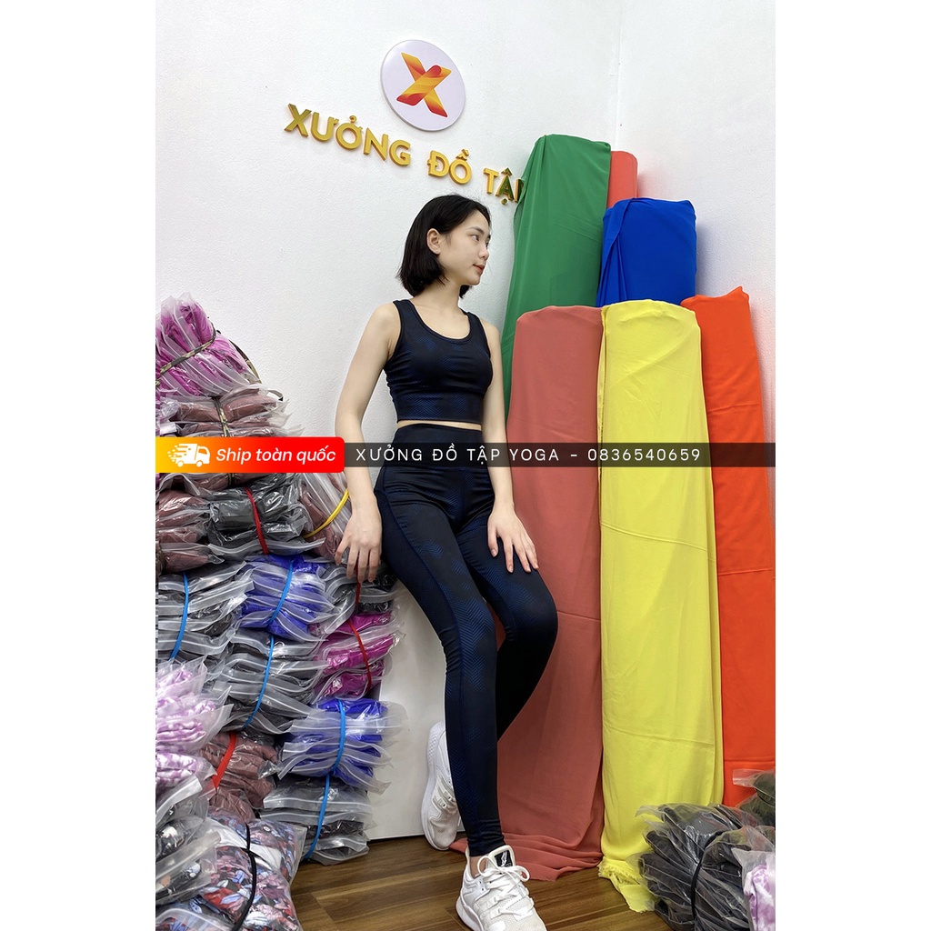 🌸 Hàng thiết kế - Cam kết ảnh và video thật 100% 🌸 SET TẬP Yoga, Gym, Aerobic - Bộ tập yoga nữ kiểu lưng khoét dọc