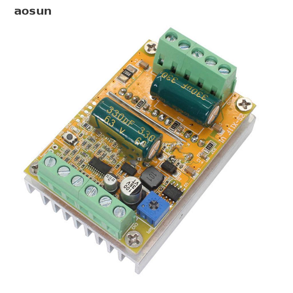 【aos】 BLDC Three Phase Brushless Motor Controller PWM Without Hall Sensor Driver Board .