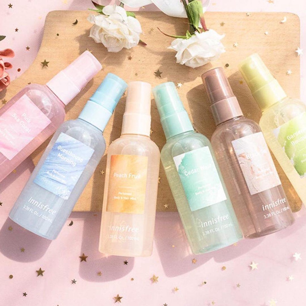 Xịt Thơm Toàn Thân & Tóc Innisfree Perfumed Body & Hair Mist 100ml