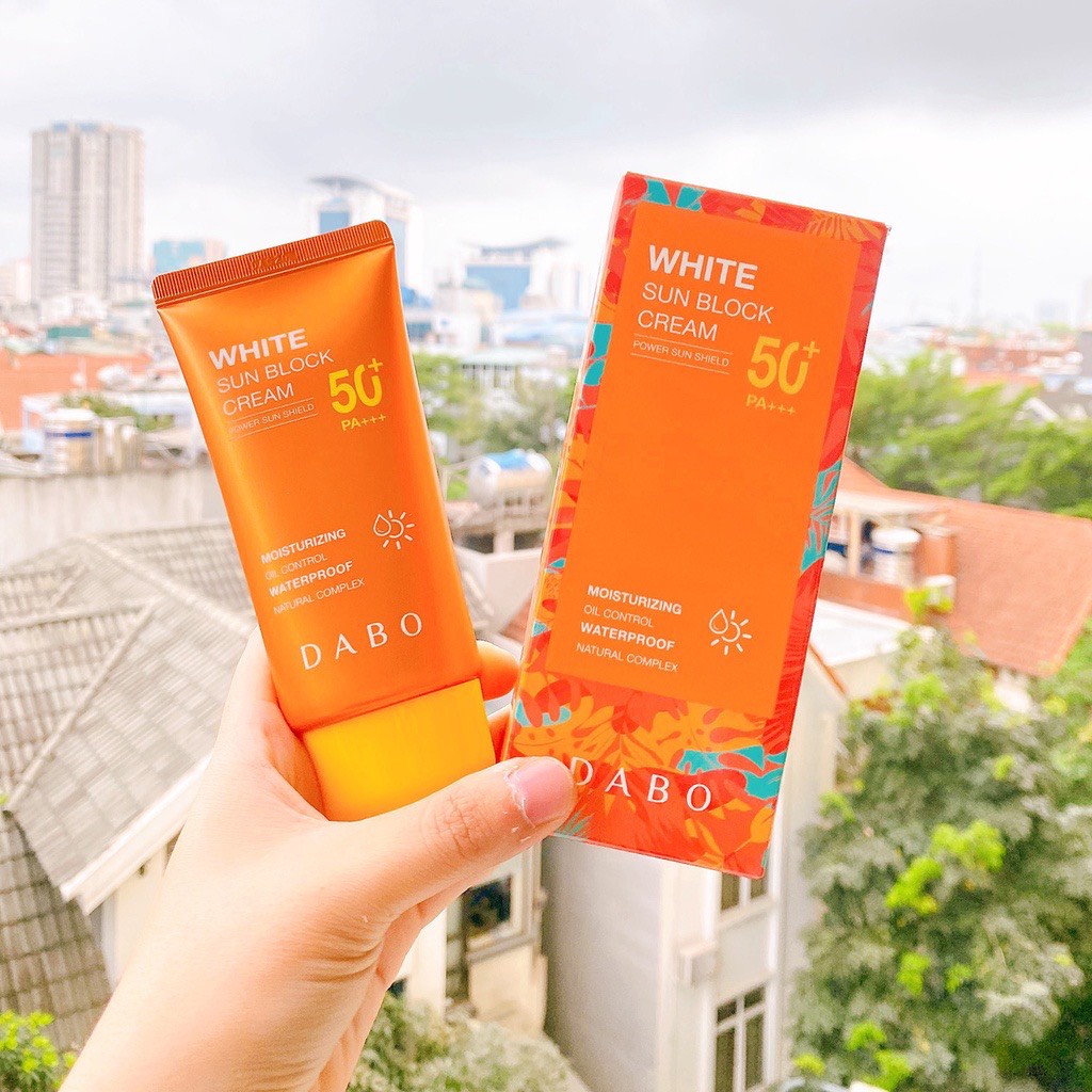 Kem Chống Nắng Hàn Quốc Dabo White Sunblock Cream SPF50 Chính Hãng