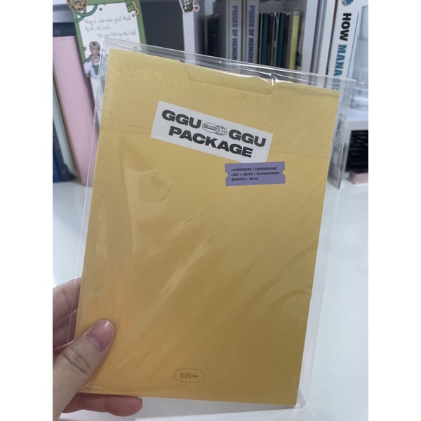 Bìa kẹp giấy, sticker A5 ENHYPEN paper holder GGU GGU 2022