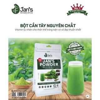 Bột Cần Tây Sấy Lạnh Giảm Cân Jan’s Detox Thanh Lọc Cơ Thể Cung Cấp Chất Xơ 100% Cần Tây Nguyên Chất 20 Gói Nhỏ