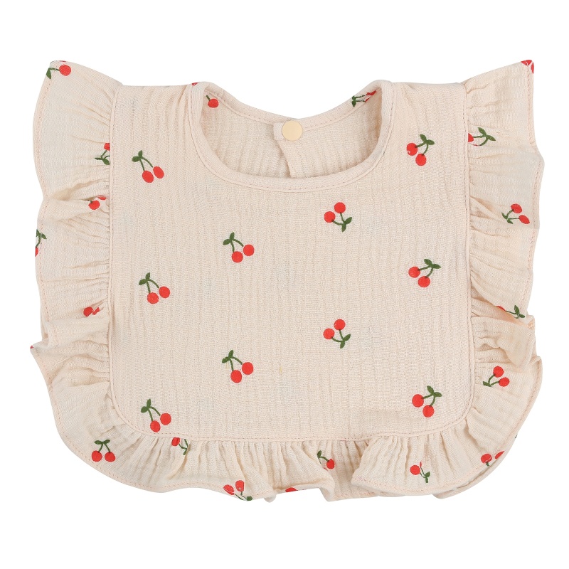 Yếm Ăn Cotton Mềm Mại Kèm Thắt Lưng Có Thể Điều Chỉnh Dành Cho Bé Trai