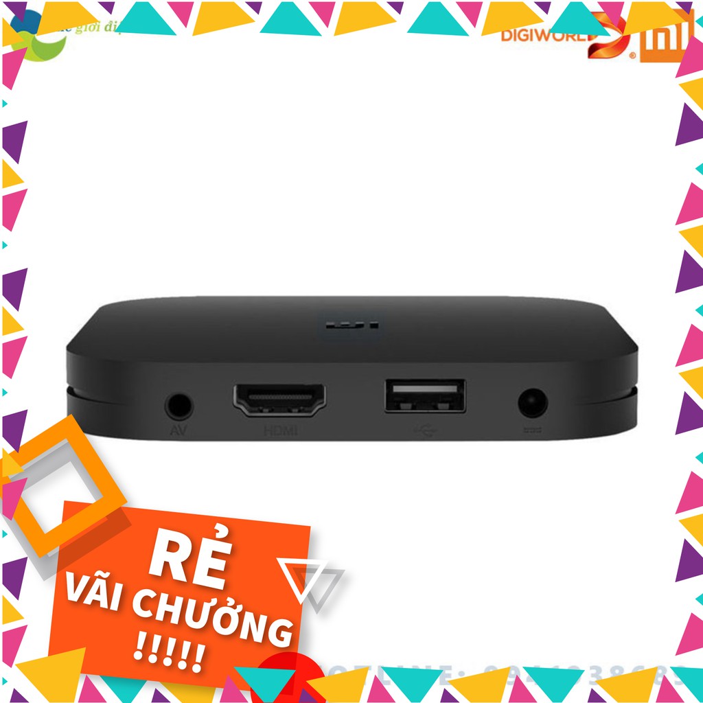 [SALE] [Bản quốc tế] Android Tivi Box Xiaomi Mibox S 4K (Android 8.1) - Bảo hành 6 tháng - Shop Thế giới điện máy .