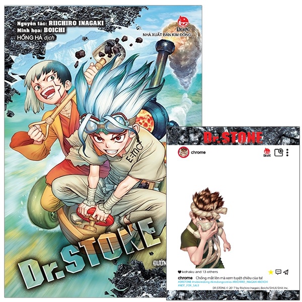 [Mã LIFEXANH03 giảm 10% đơn 500K] Sách Dr.STONE - Tập 8: Đường Dây Nóng - Tặng Kèm Thẻ SNS