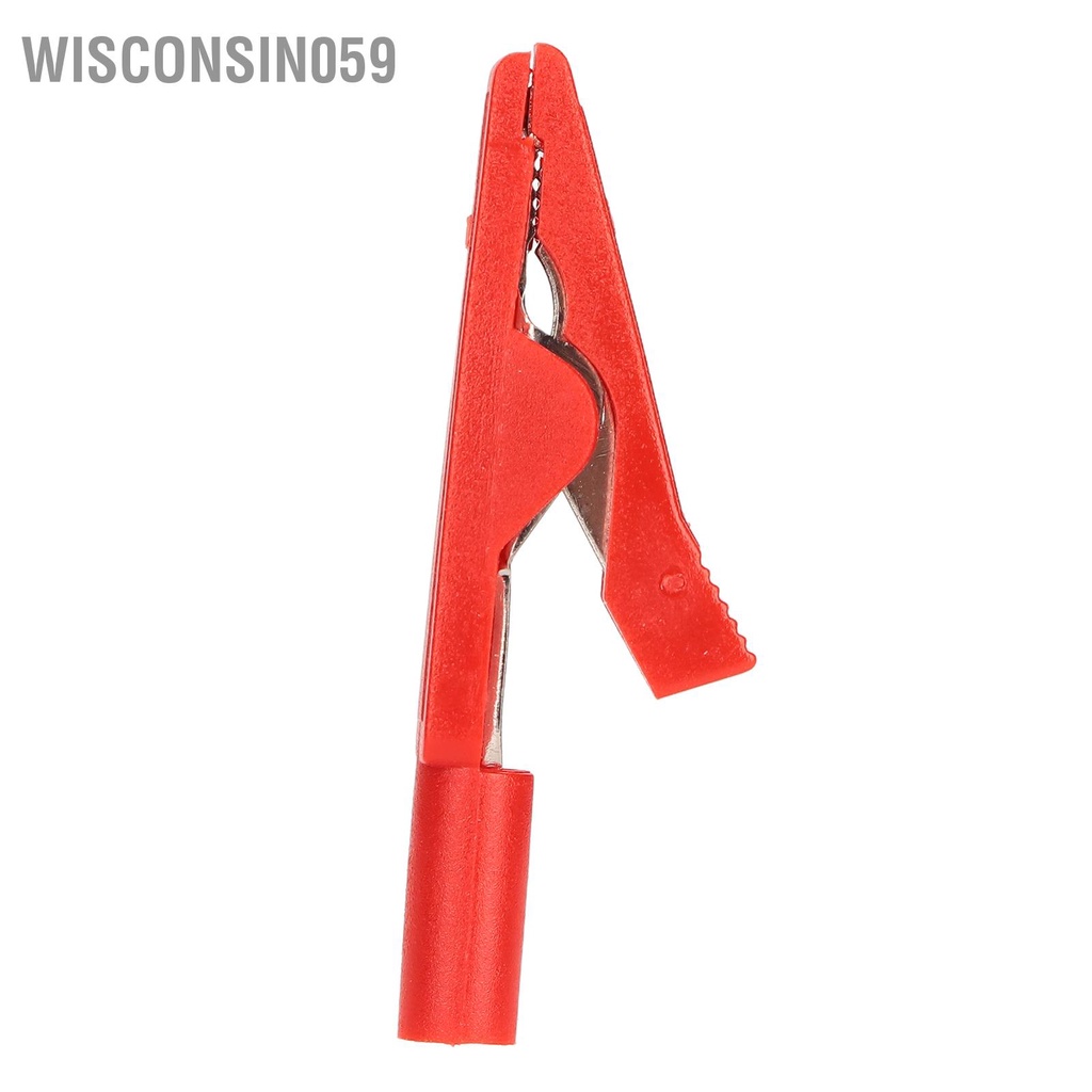 Wisconsin059 10PCS / Bộ Kẹp an toàn 2mm Chuối Jack kiểm tra phía sau Kẹp đồng nguyên chất cho bộ điều chỉnh điện