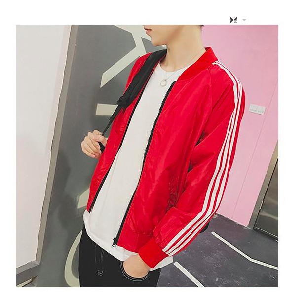 Áo khoác nam vải dù Hàn Quốc có nón cực đẹp(BOMBER DÙ)