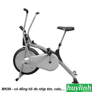 Xe đạp tập thể dục Air Bike MK98 - Có đồng hồ đo nhịp tim