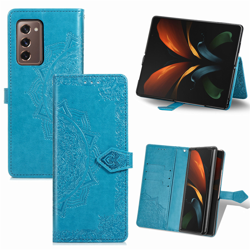 Bao Da Điện Thoại Kiểu Ví Gập In Hình Mandala 3d Cho Samsung Galaxy Z Fold 2 5g W21 Ốp | BigBuy360 - bigbuy360.vn