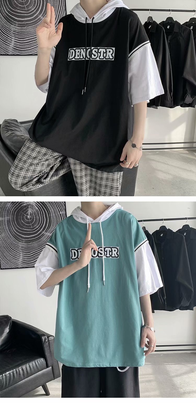 3 màu sắc🔥Áo hoodie ngắn tay thời trang hàn quốc cá tính