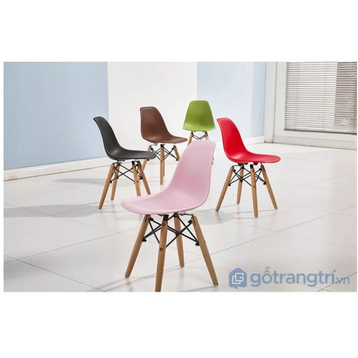 Ghế ngồi học cho bé eames hiện đại nhiều màu sắc kích thước 30x30x57cm Love house decor | BigBuy360 - bigbuy360.vn