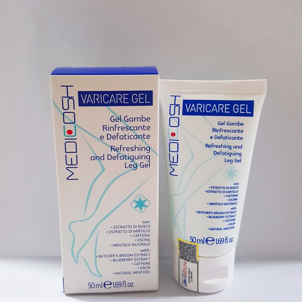 Gel Bôi Hỗ Trợ Suy Giãn Tĩnh Mạch Medicosh Varicare Ý 50ml