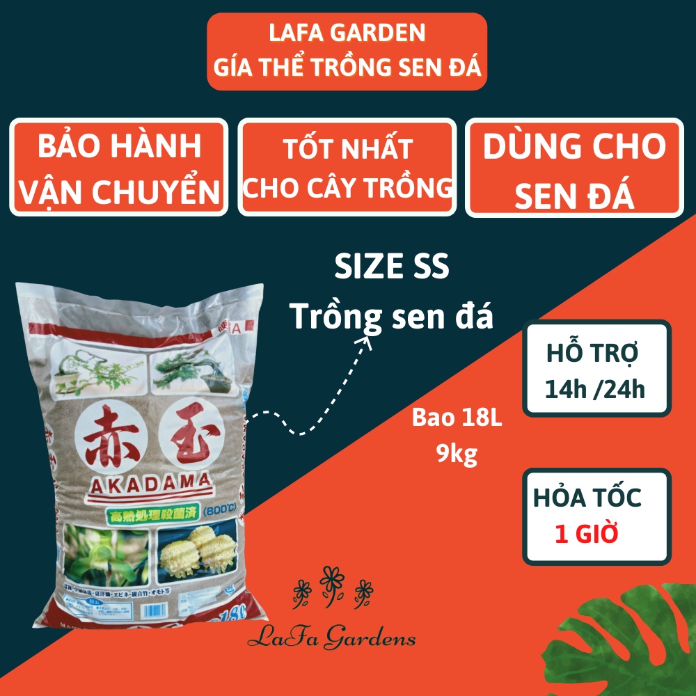 Đất nung Akadama Nhật Bản size SS (1-3mm), Đất nung trồng sen đá